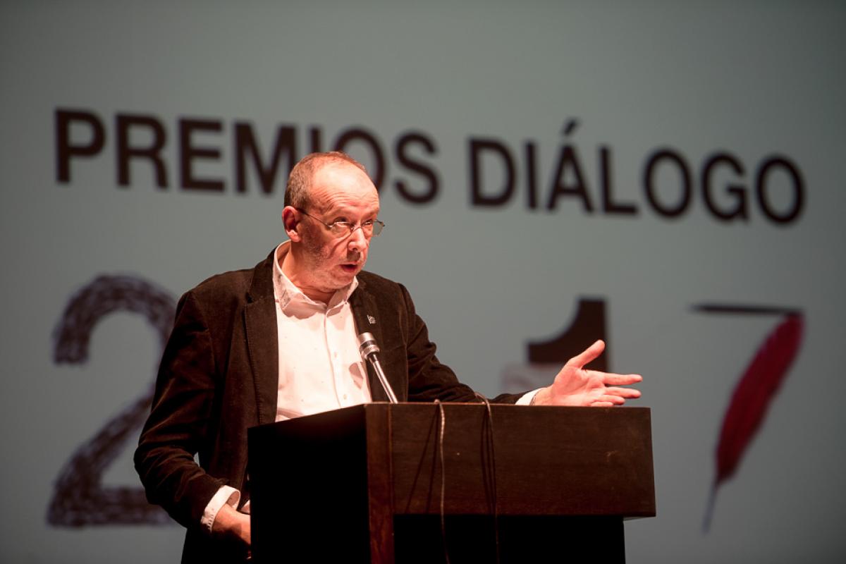El presidente del Ateneo Cultural, Ignacio Fernndez, abre la gala