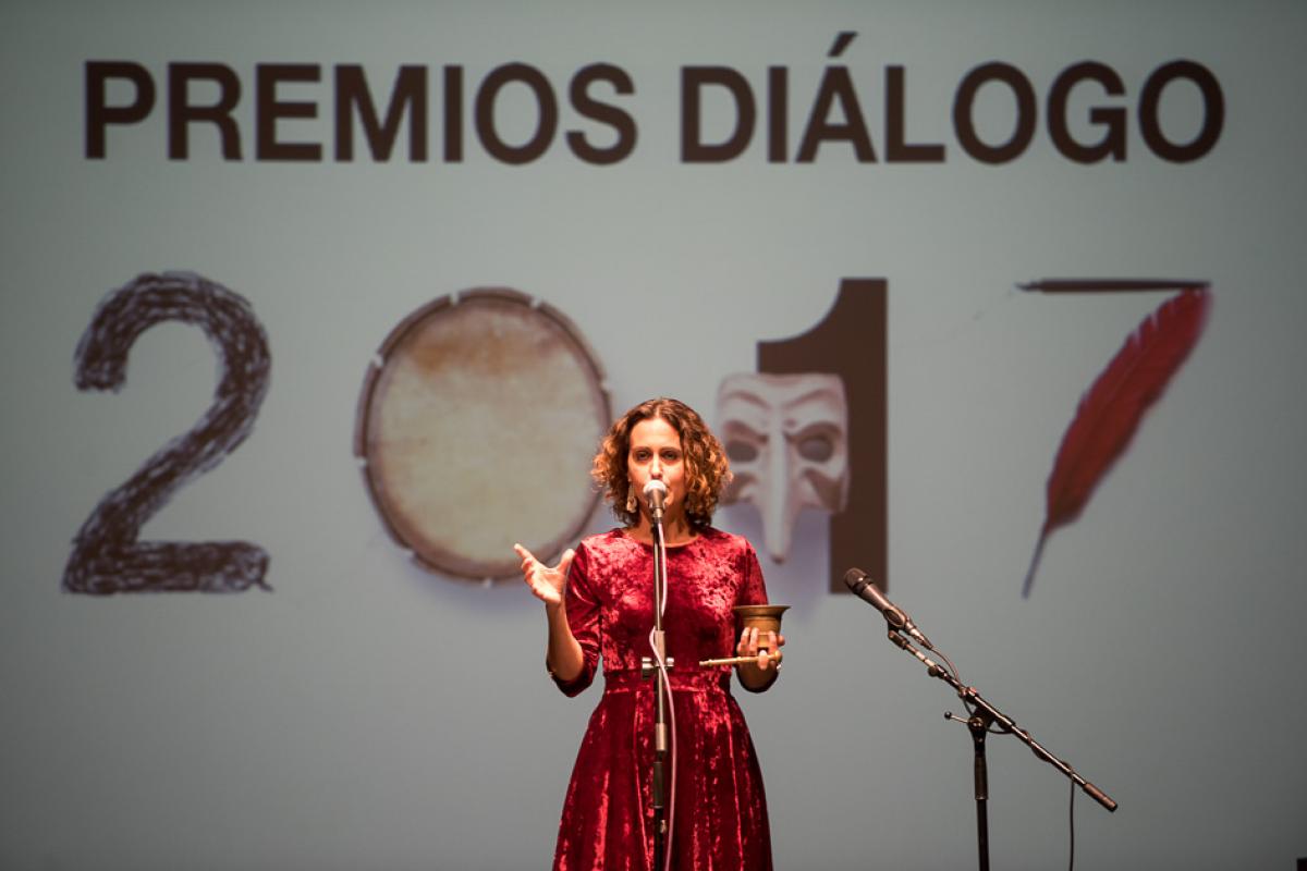 Actuacin de la folklorista Vanessa Muela