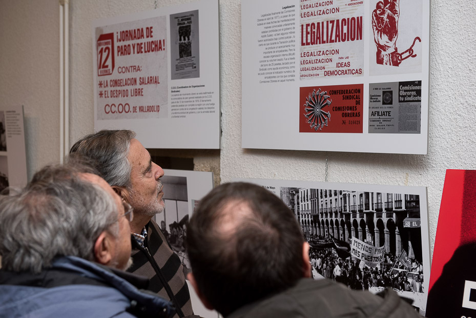 Inauguracin en Zamora de la Exposicin conmemorativa "40 aos de CCOO"