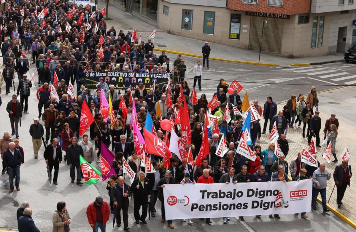 Manifestacin en Ponferrada (Foto Ical)