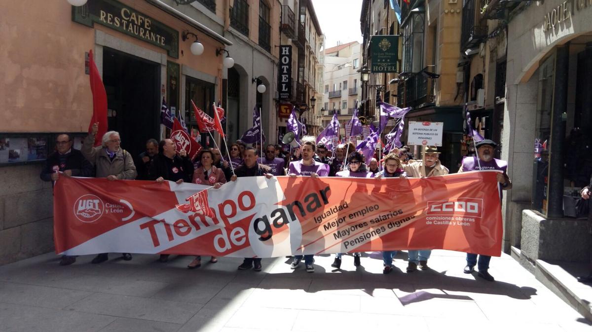 Galera de imgenes del Primero de Mayo en Segovia