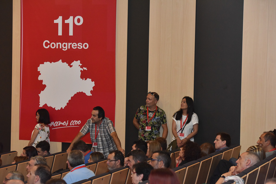 Asistentes al 11 Congreso de CCOO Castilla y Len.