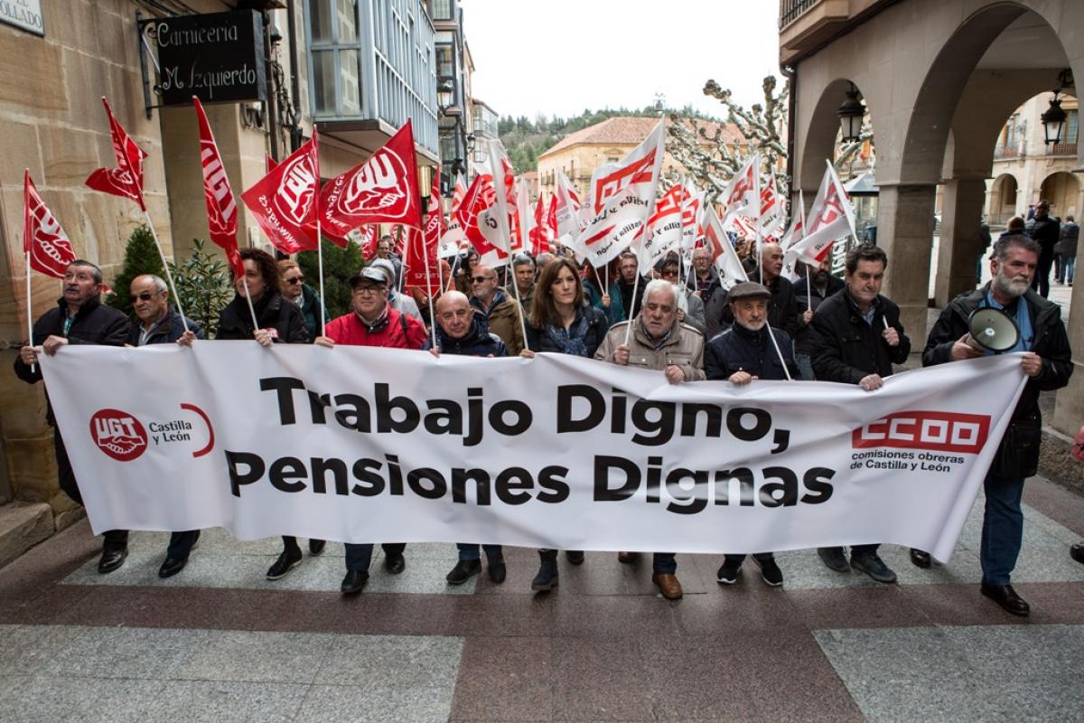 Manifestacin en Soria (Foto Ical)