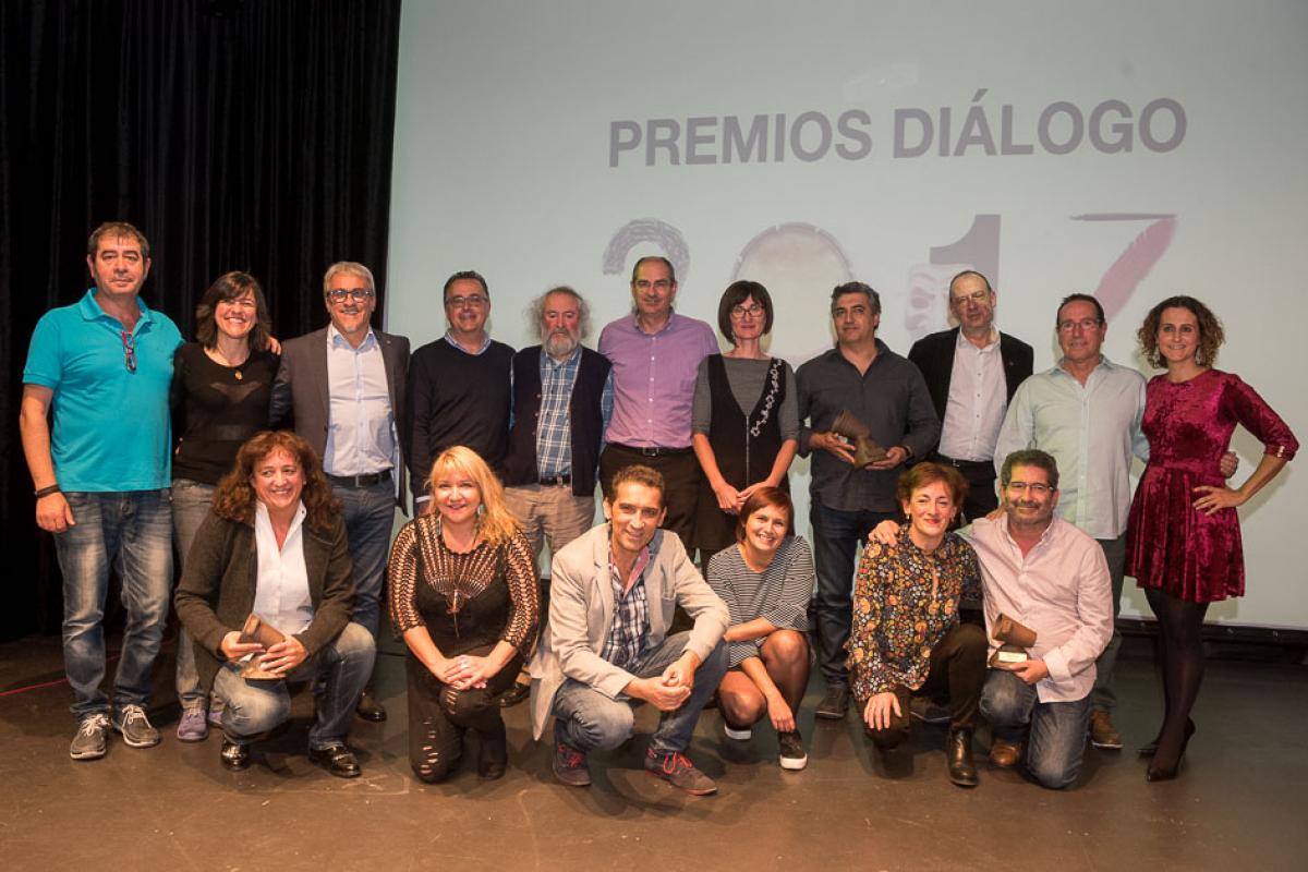 Premiados y premiadas en la edicin de 2017 de los Premios Dilogo