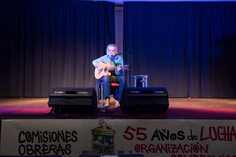 Homenaje a Benjamn Rubio y concierto de Luis Pastor