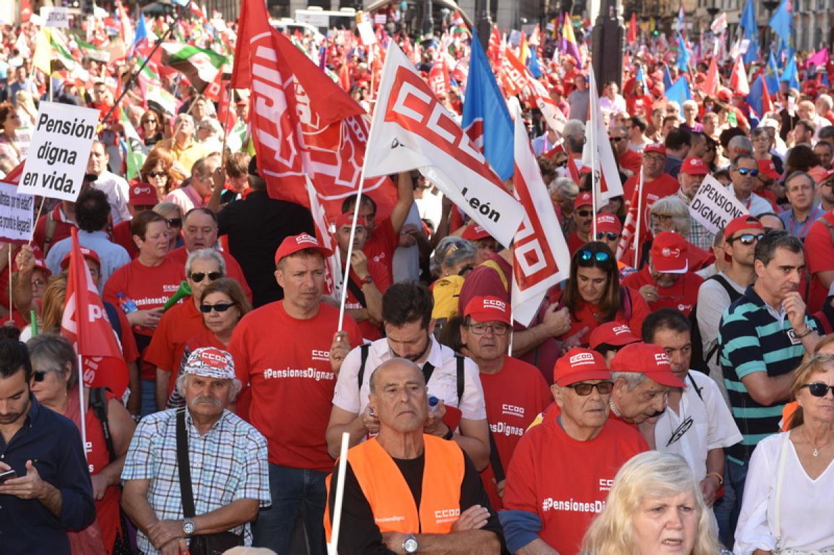 Manifestacin por las pensiones justas- Madrid, 9 de octubre