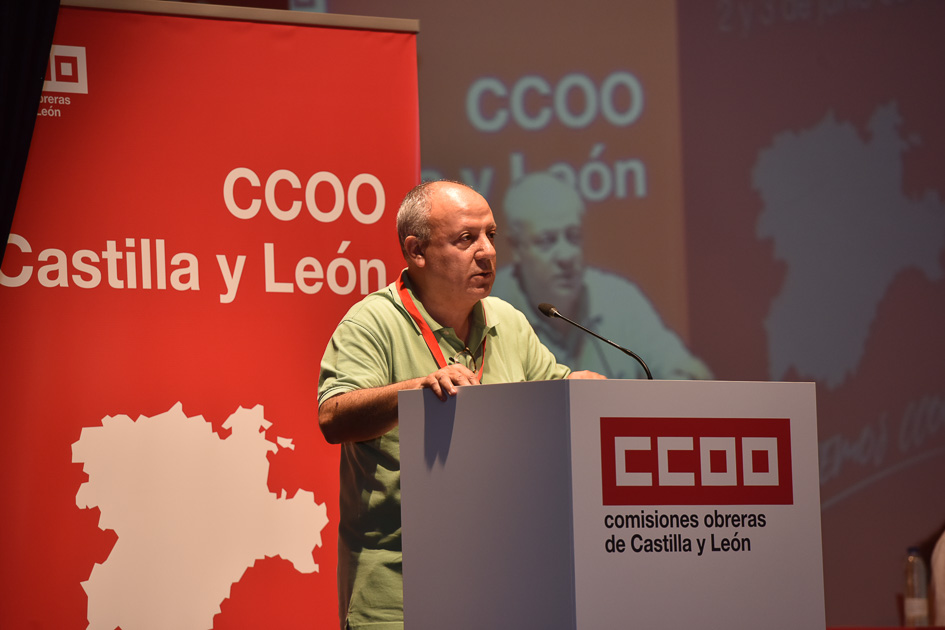 Gonzalo Franco, delegado de CCOO en Valladolid