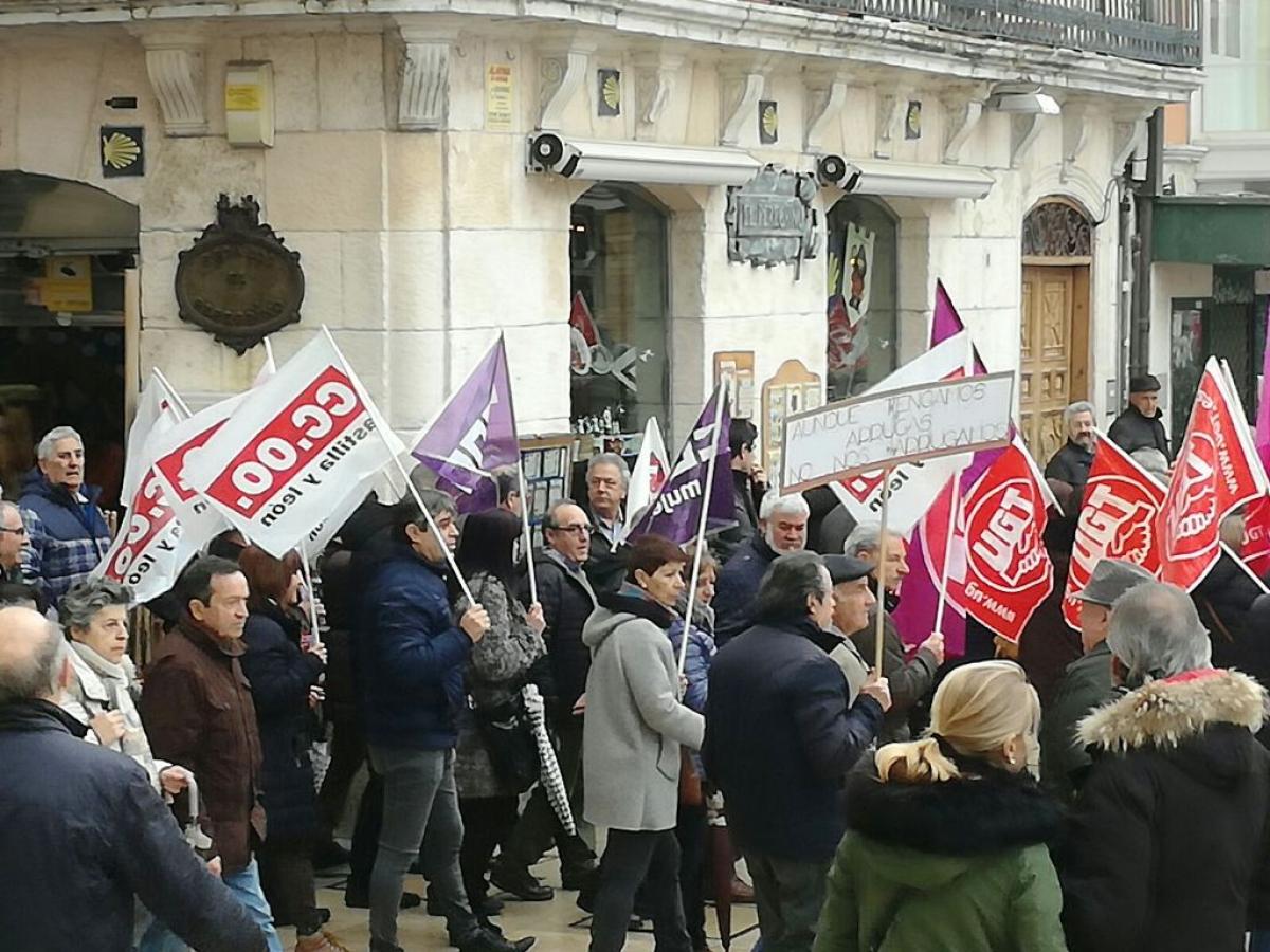 Manifestacin en Burgos