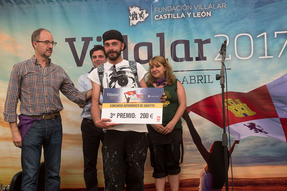 Entrega de premios del VI Concurso de Graffiti de Villalar