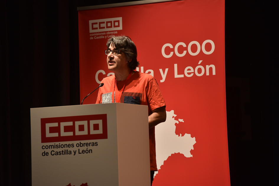 Gonzalo Dez Pieles, secretario general de la Federacin de Industria de CCOO Castilla y Len