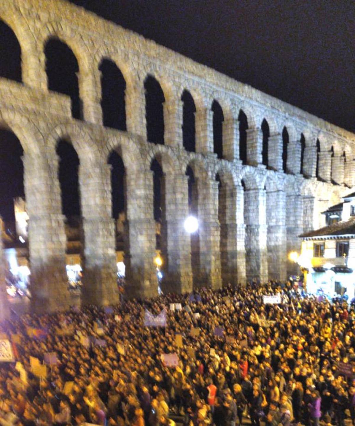 Manifestacin 8M en Segovia
