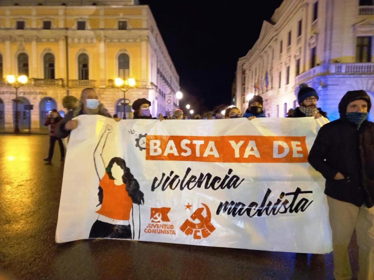 Manifestación en Burgos.
