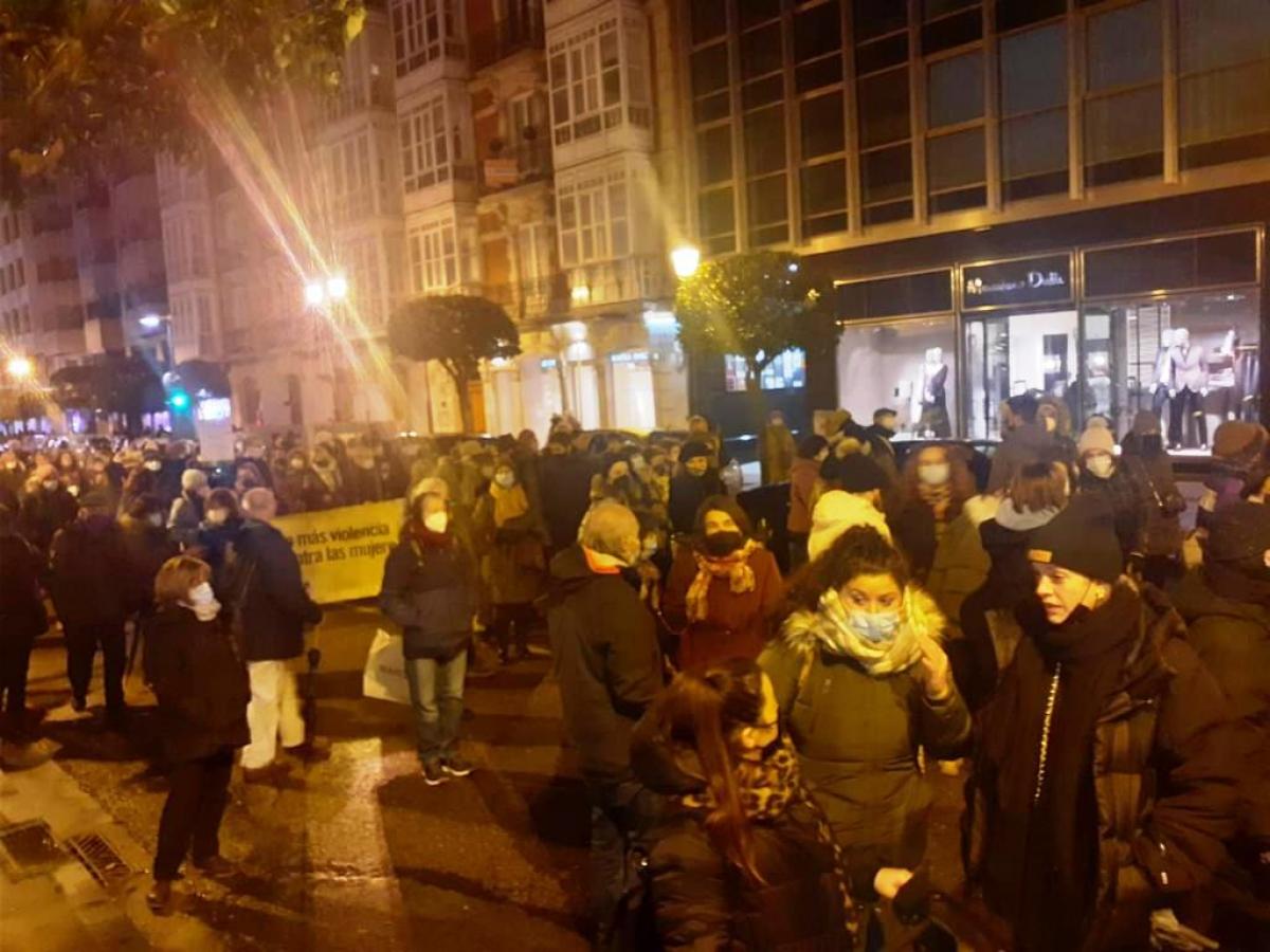 Manifestación en Burgos.