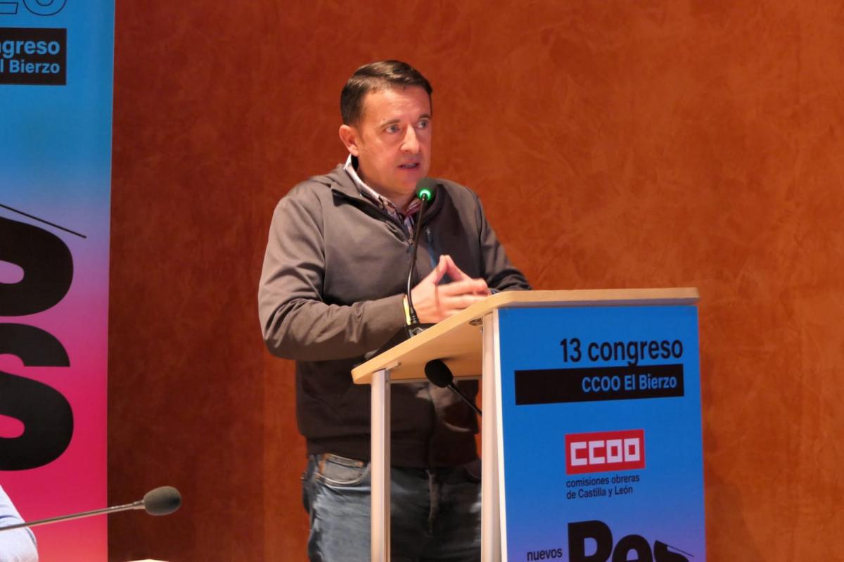 Roberto Echegaray, segretario general CCOO Bierzo