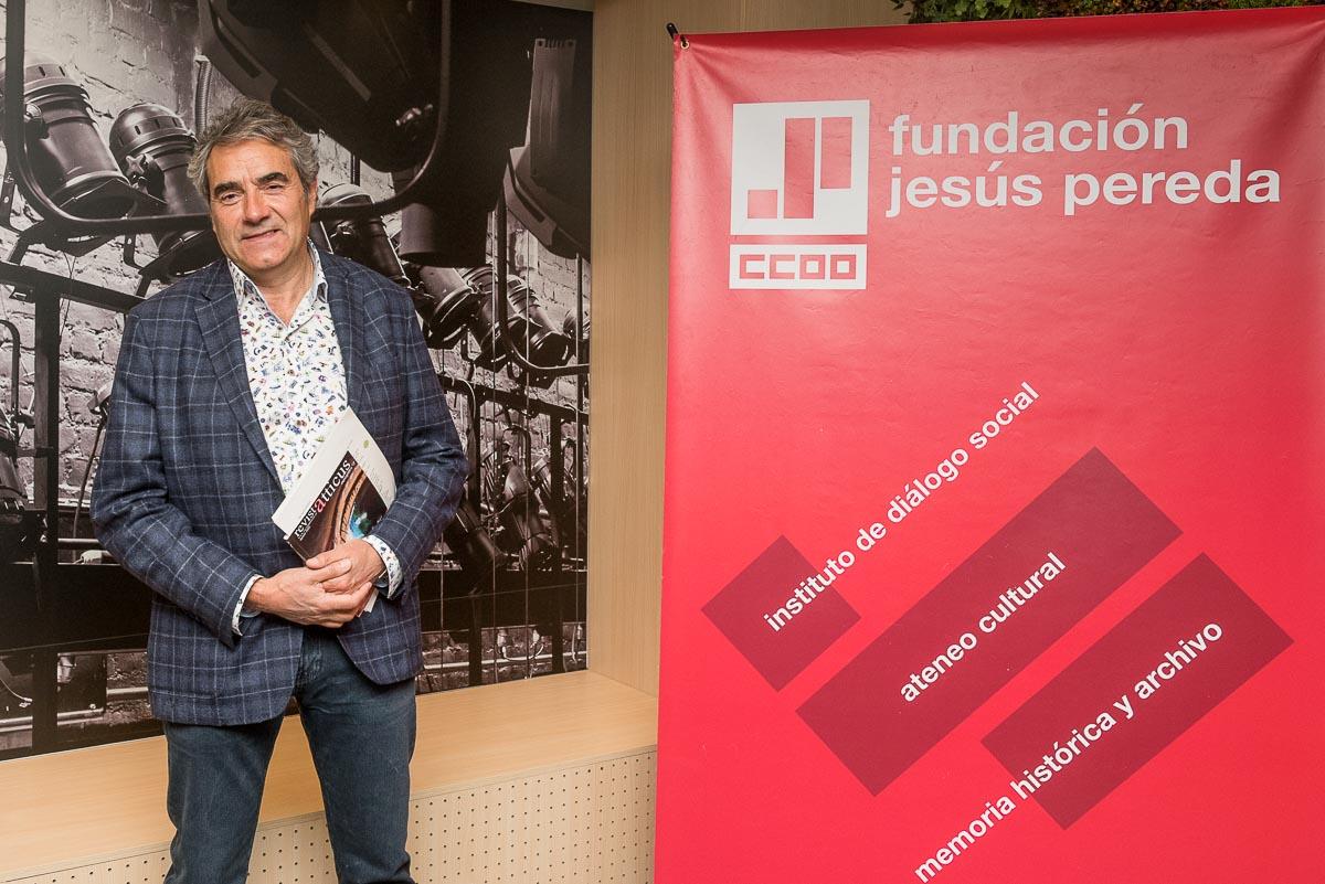 Luis Jos Cuadrado, responsable de la Revista Atticus, que obtuvo el Premio Dilogo 2020 a la Trayectoria Colectiva