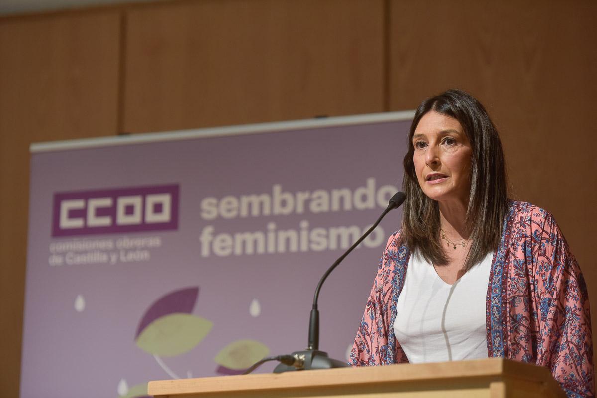Intervención de Yolanda Martín, secretaria de Mujeres e Igualdad de CCOO Castilla y León