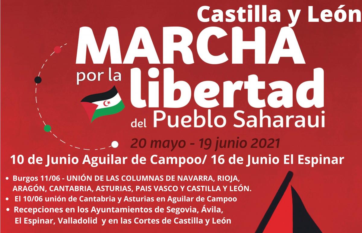 Marcha por la libertad del Pueblo Saharahui.