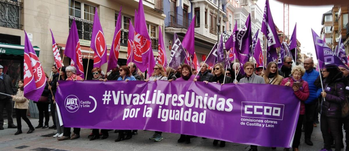 Manifestacin 8M en Palencia