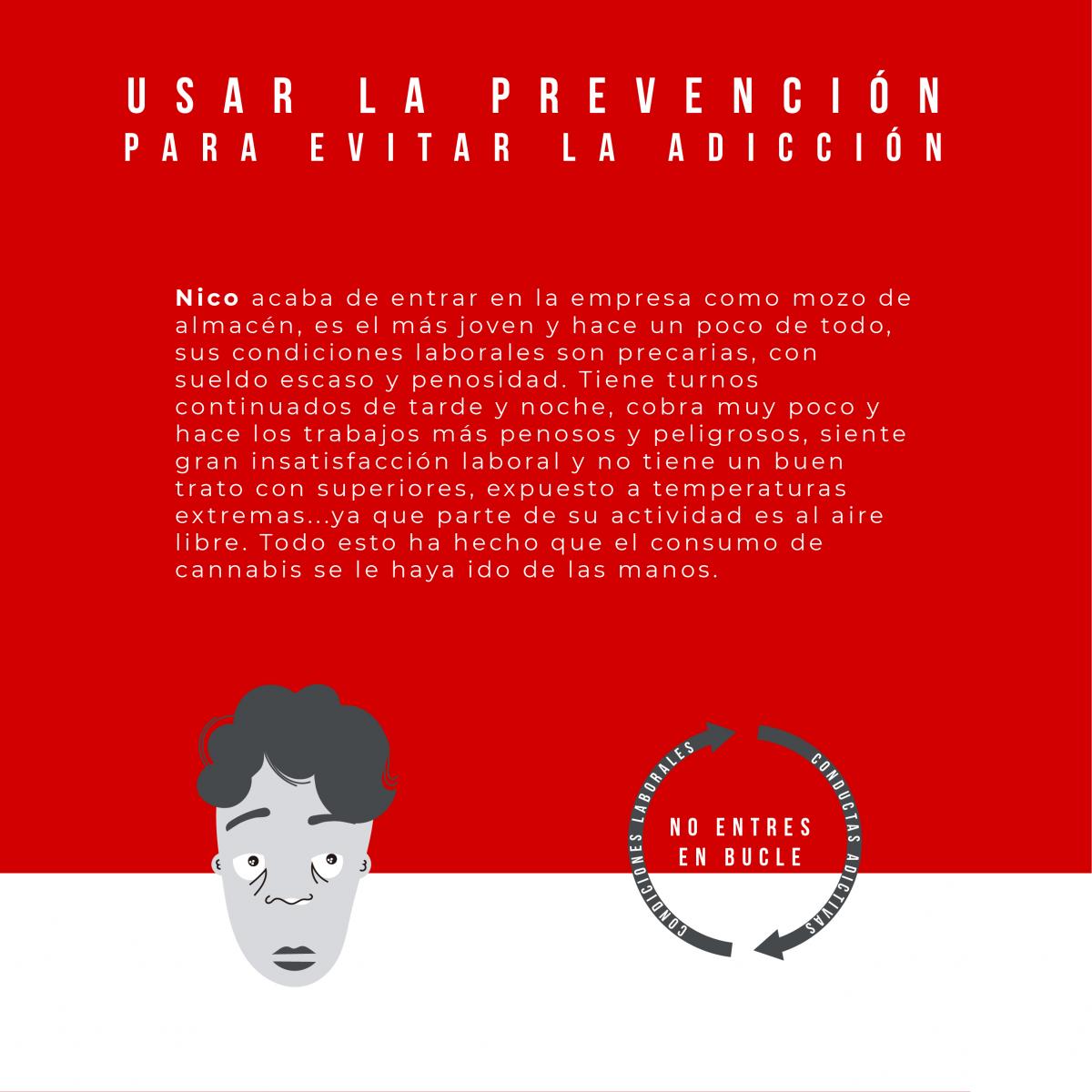Campaña "Usar la prevención para evitar la adicción" Cocaína Facebook 3