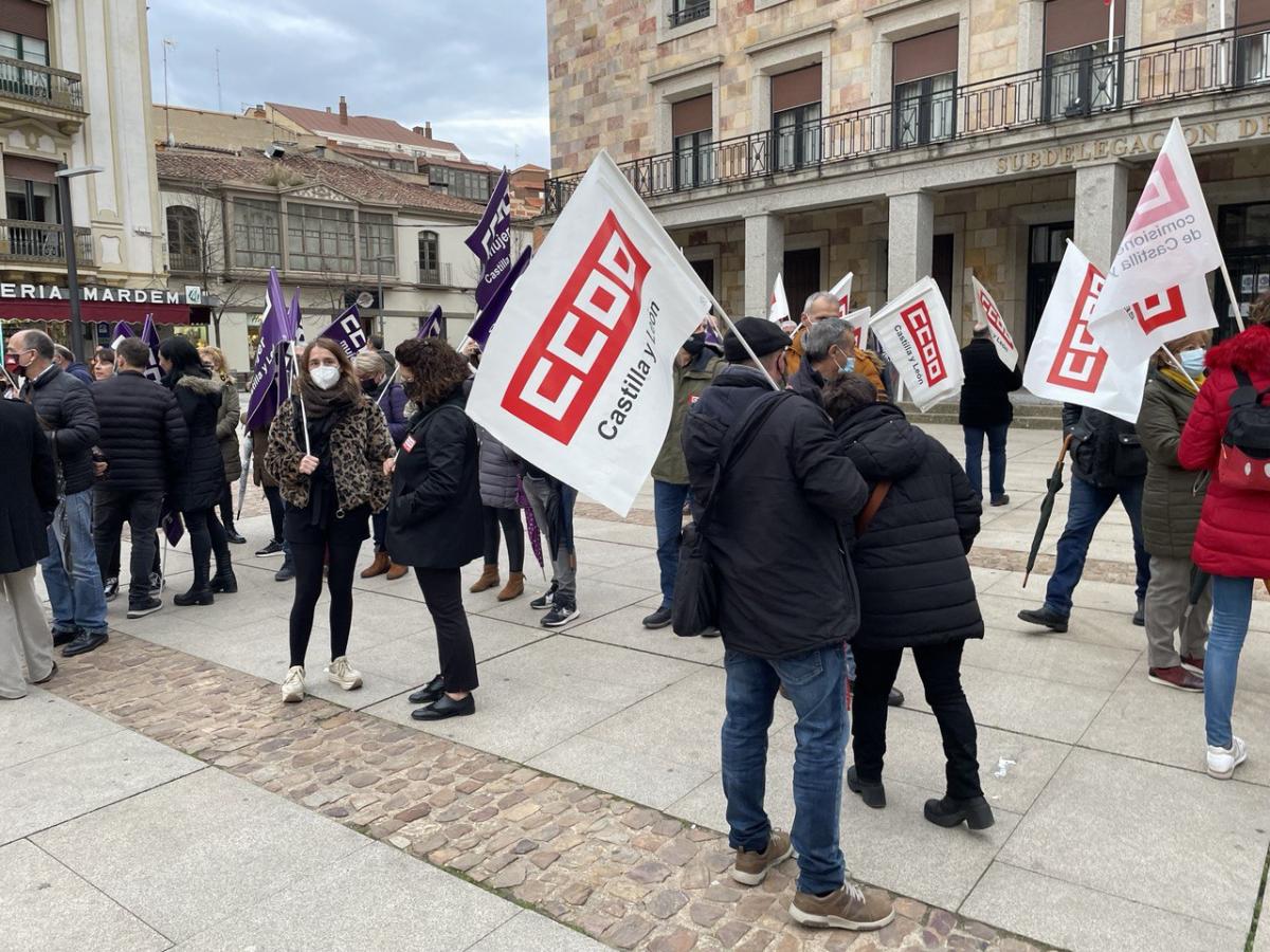 Movilizacin contra la subida de precios en Zamora.