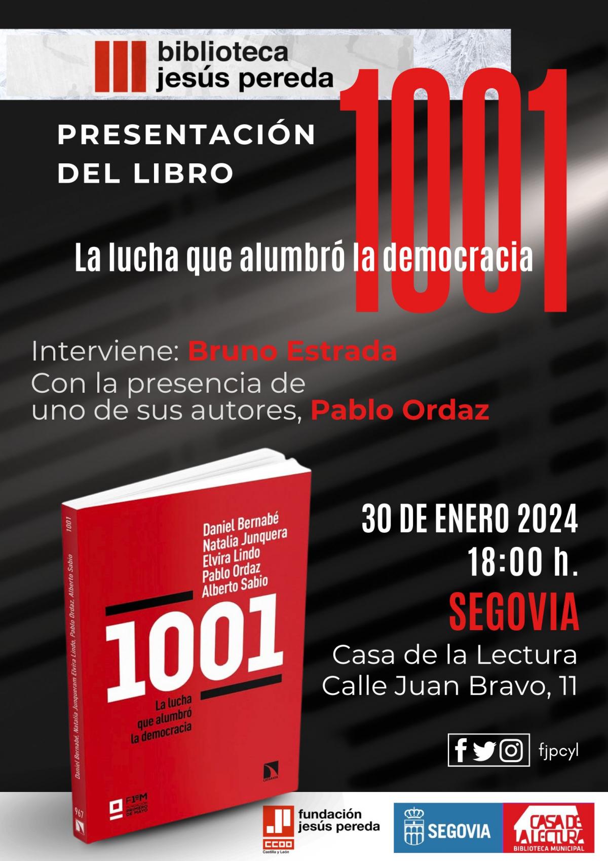 Presentación Libro 1001. Segovia