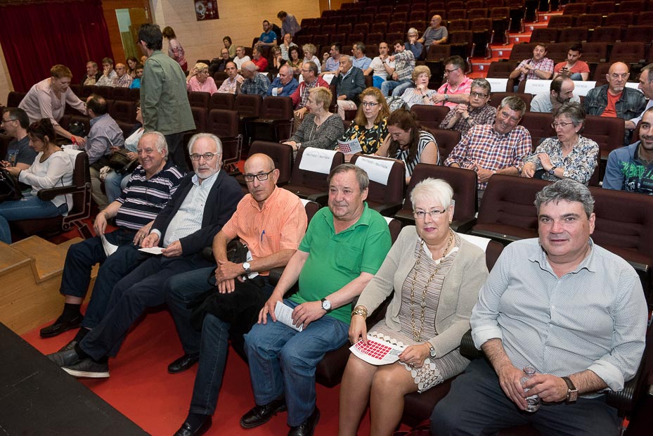 Seis de los siete secretarios generales que ha tenido CCOO en Miranda de Ebro