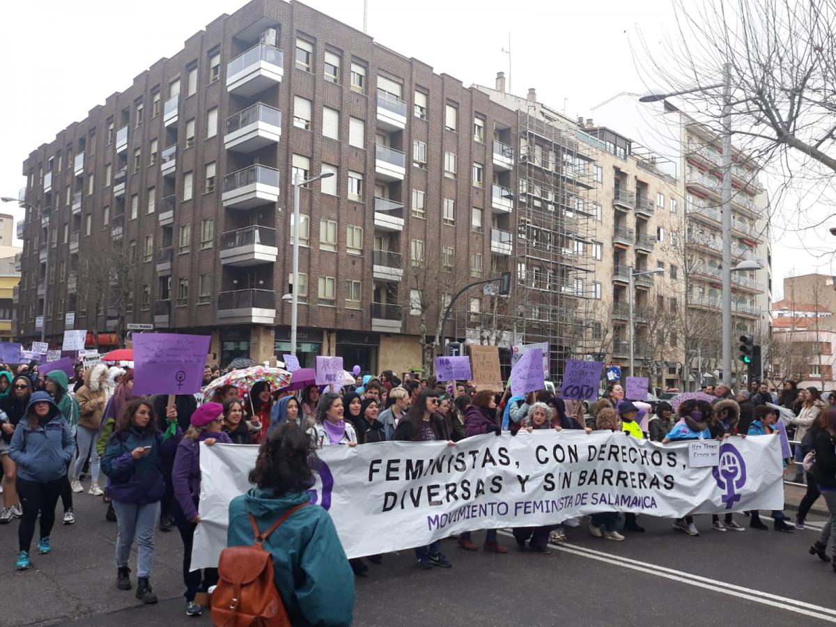 Manifestacin 8M en Salamanca