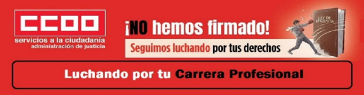 CCOO luchando por tu carrera profesional
