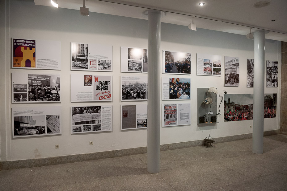  Inauguración en Avila de la Exposición conmemorativa "40 años de CCOO"