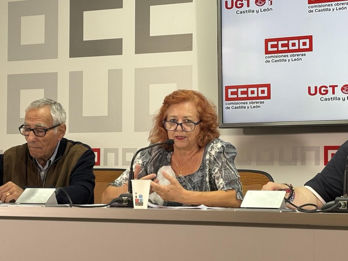 Marisol García, secretaria Federación de Pensionistas de CCOO CyL
