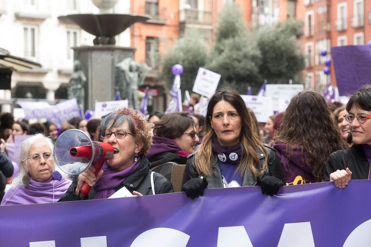 La secretaria de Mujer y Polticas de Igualdad de CCOO Castilla y Len, Yolanda Martn, en la manifestacin