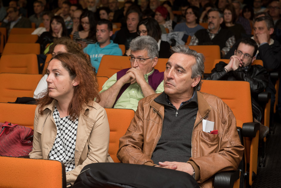 Público durante el acto de los 55 años de CCOO en Laciana