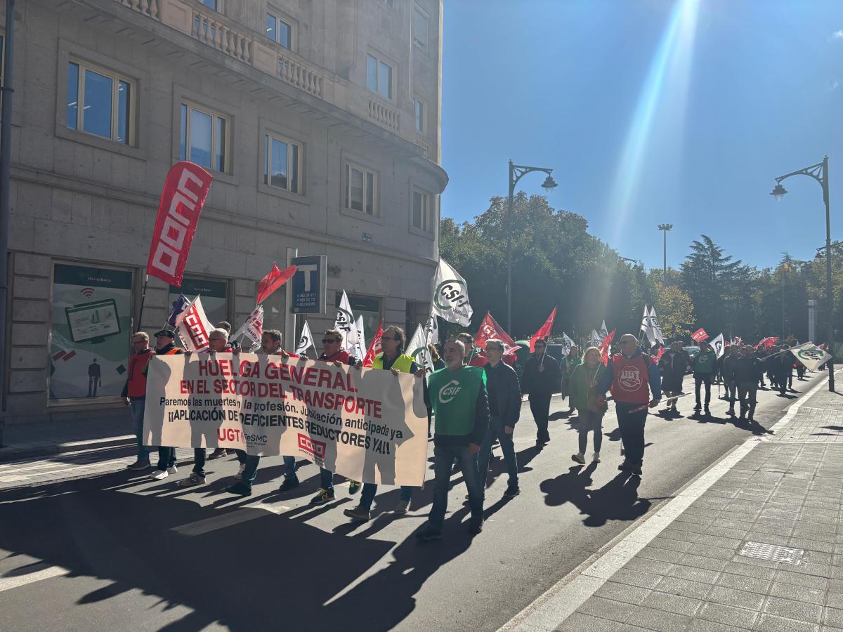 Foto CCOO CyL de la ltima jornada de huelga