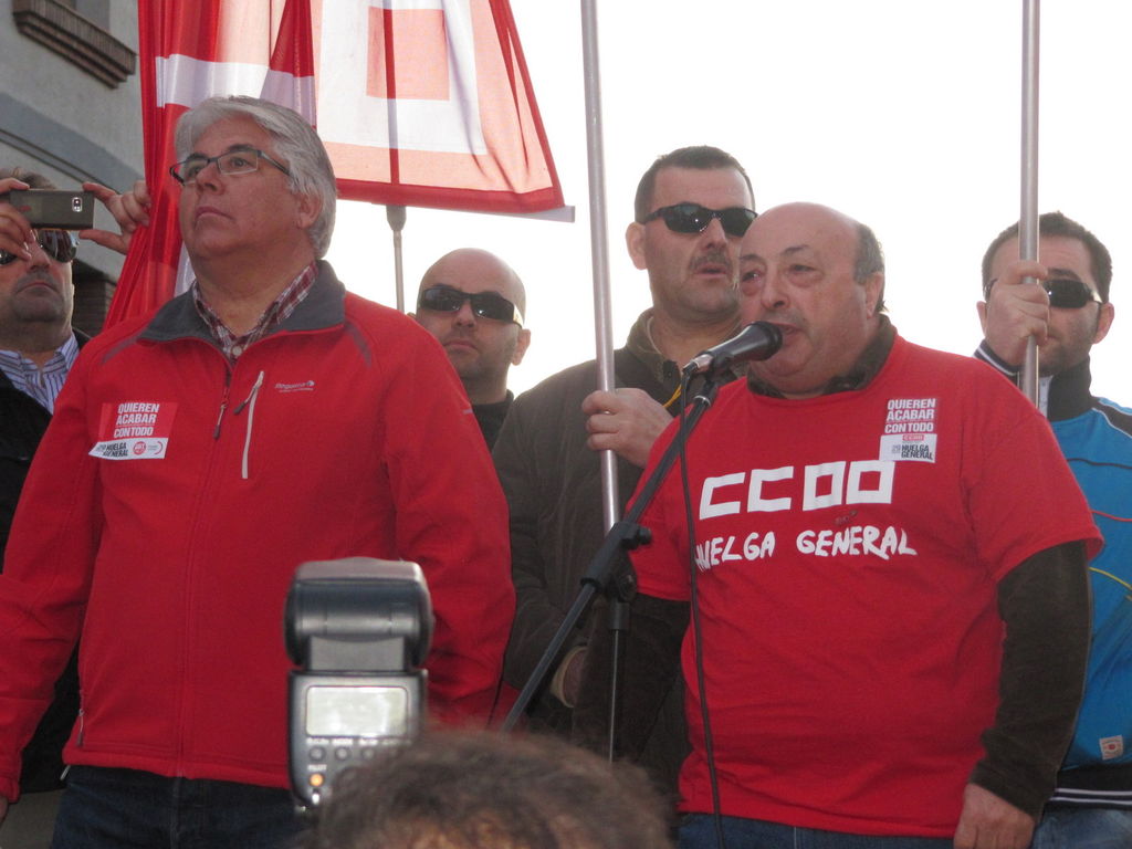 Manifestación en Avila.