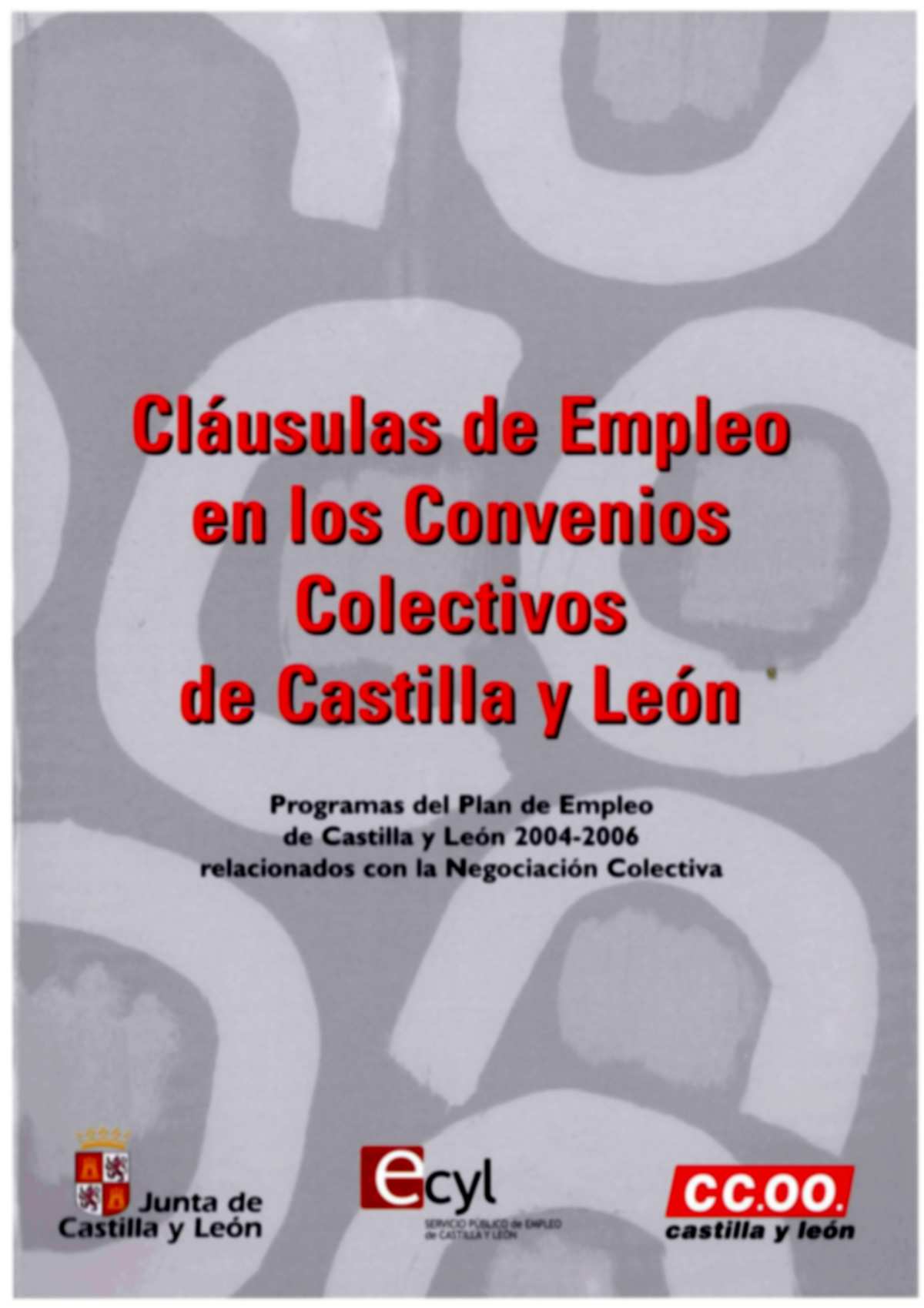 Esta Publicación analiza las clausulas de empleo en los Convenios Colectivos de Castilla y León, con el fin de identificar y valorar los aspectos relativos a la mejora de las condiciones de la contrat