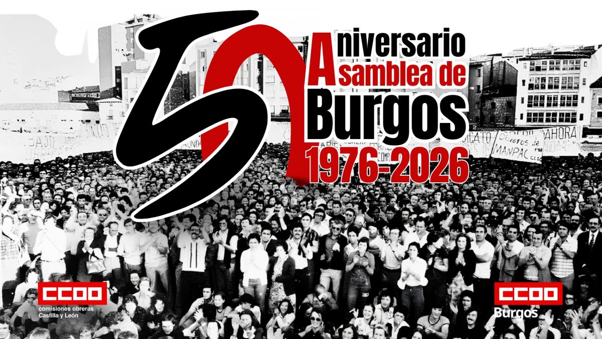 Cartel asamblea Burgos 1976-2026