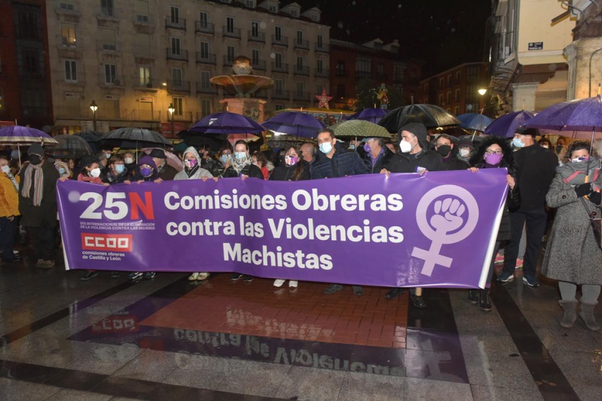 Manifestación en Valladolid.