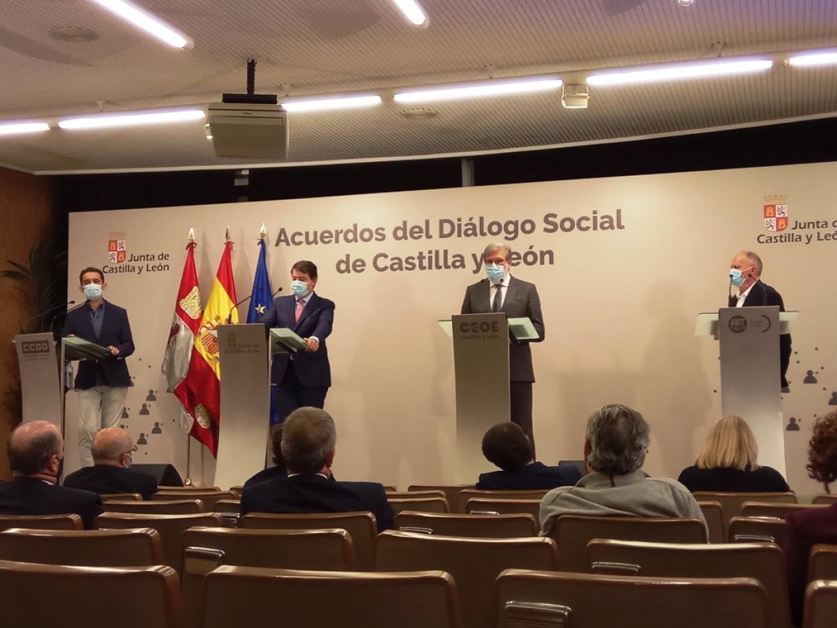 Última firma del Diálogo Social en Castilla y León