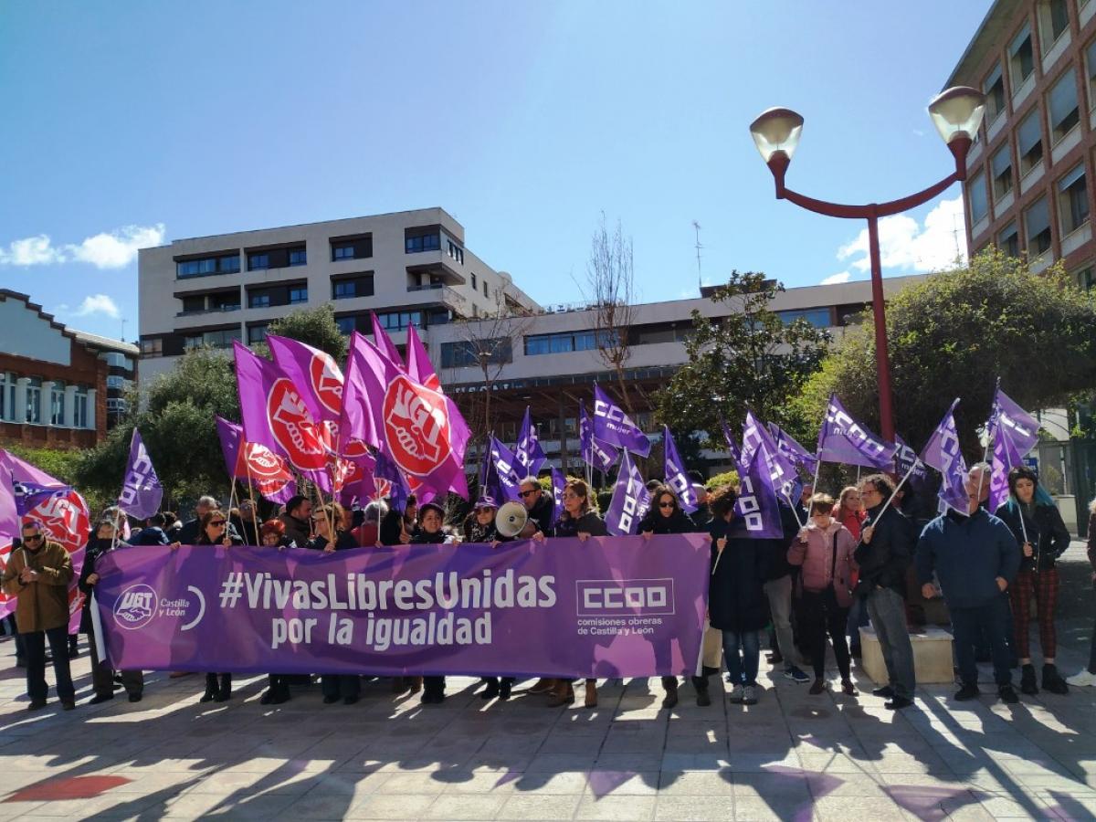 Manifestacin 8M en Palencia