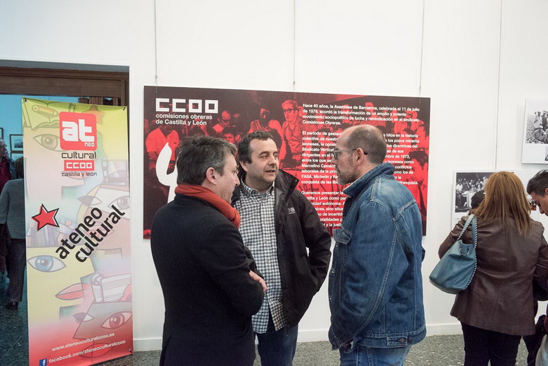 Inauguración Exposición 40 años CCOO en Ponferrada
