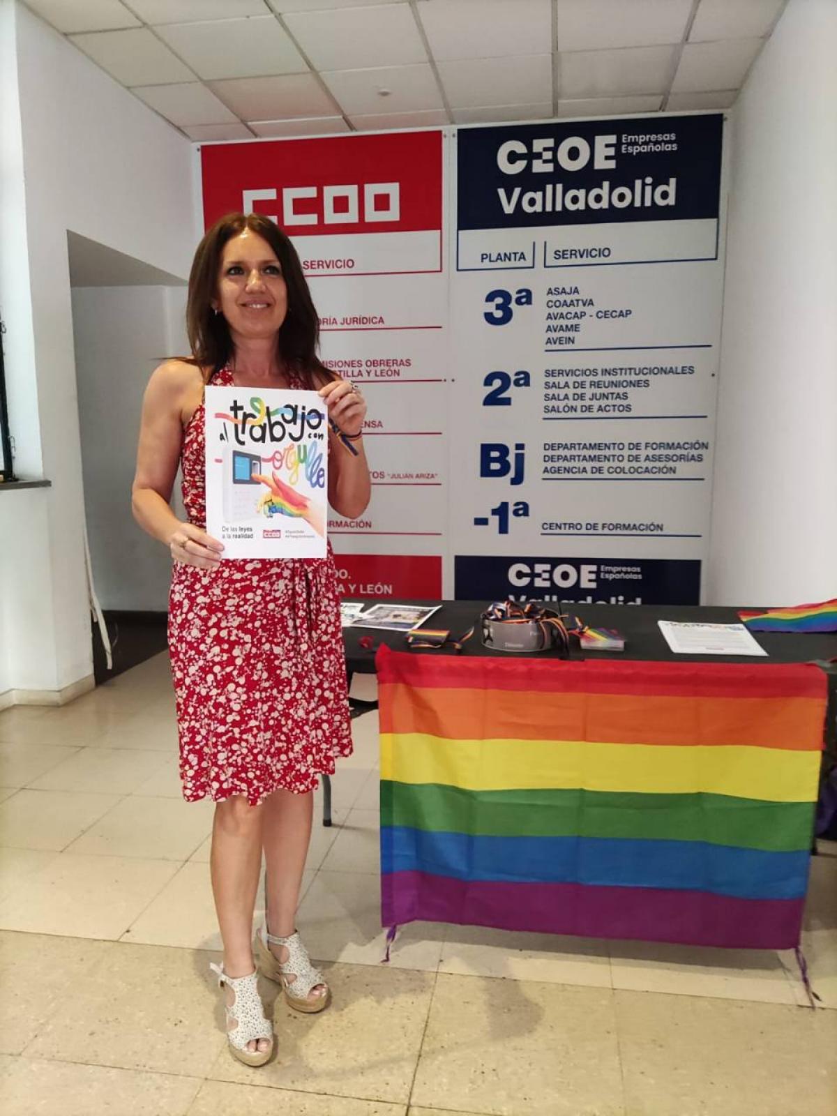 Galeria de imagenes de los compañeros de CCOO en el Día Internacional del Orgullo LGBT-2023