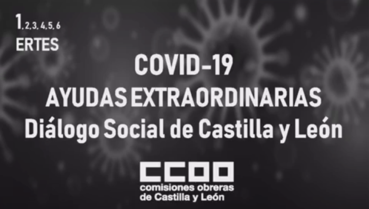 Uno de los videos elaborados por CCOO Castilla y León sobre las ayudas COVID-19