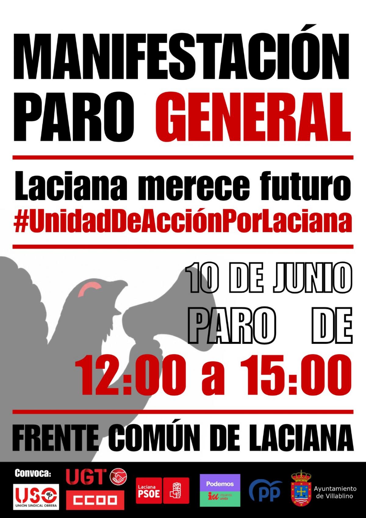Cartel Frente Común de Laciana