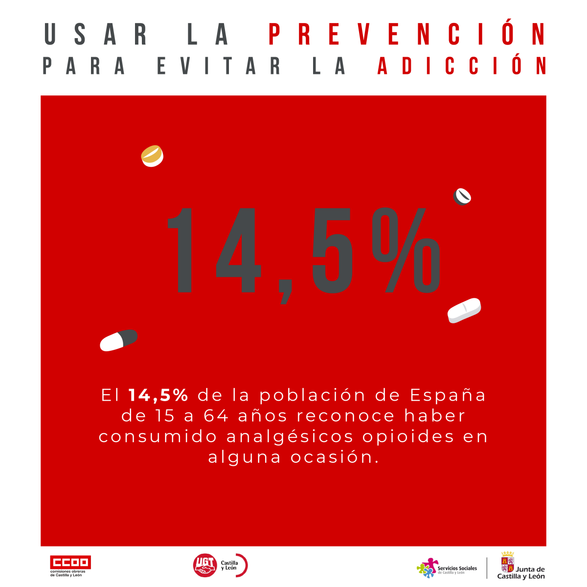 Campaña "Usar la prevención para evitar la adicción"
