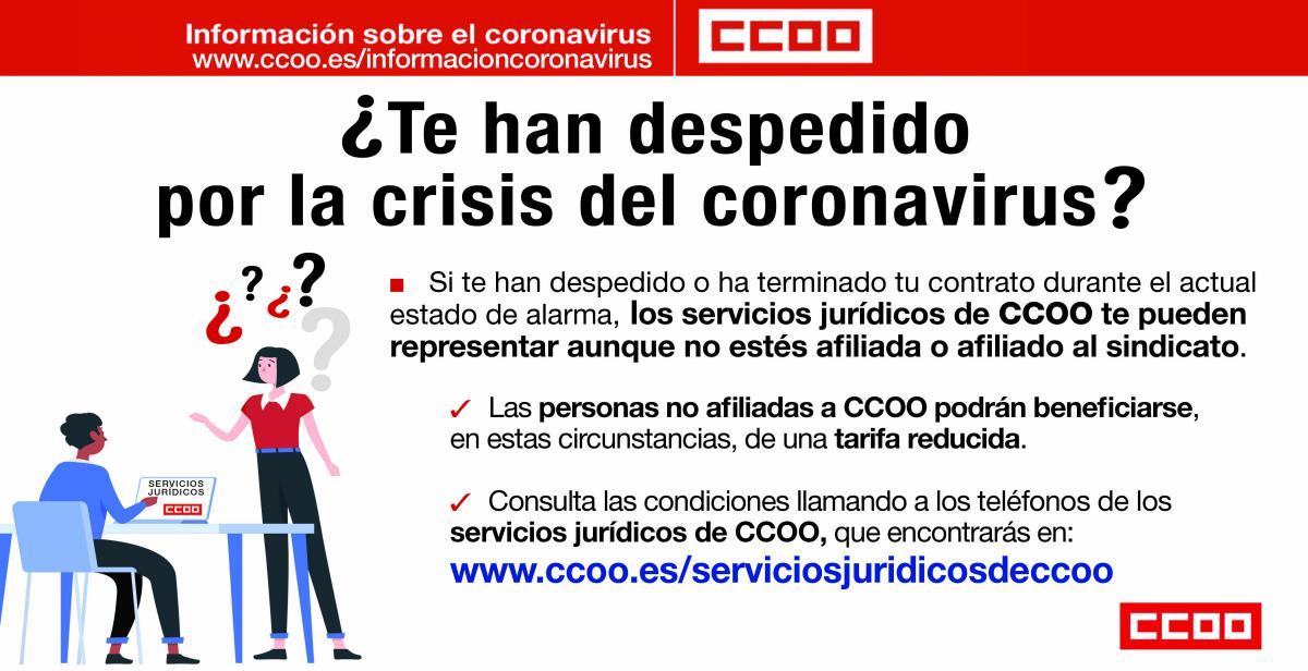 Información de los Servicios Jurídicos de CCOO-CyL.