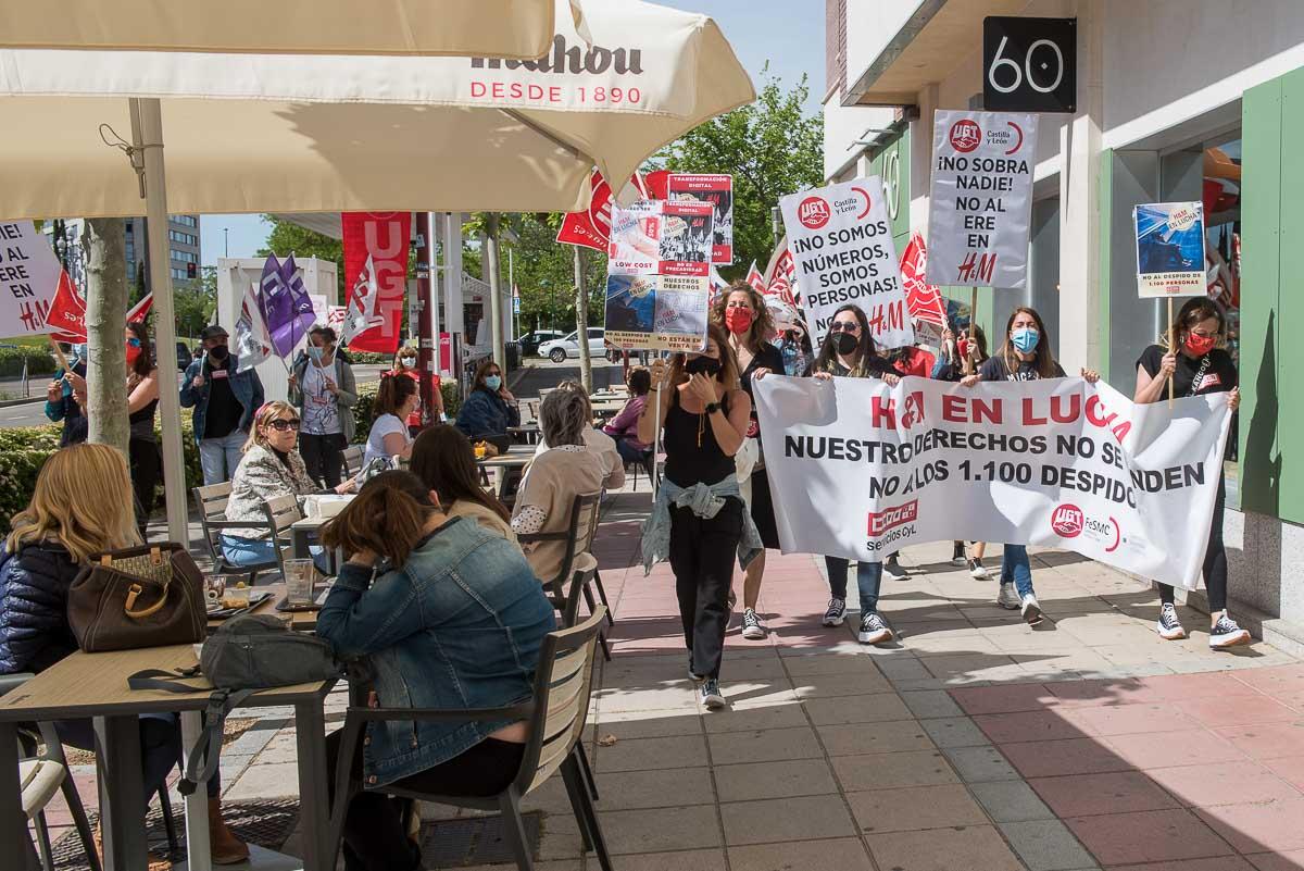 Galera de imgenes de las movilizaciones de H&M del 21 de mayo en Castilla y Len