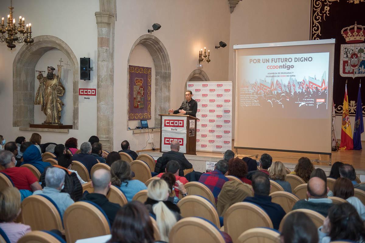 Asamblea de delegados y delegadas en Soria.