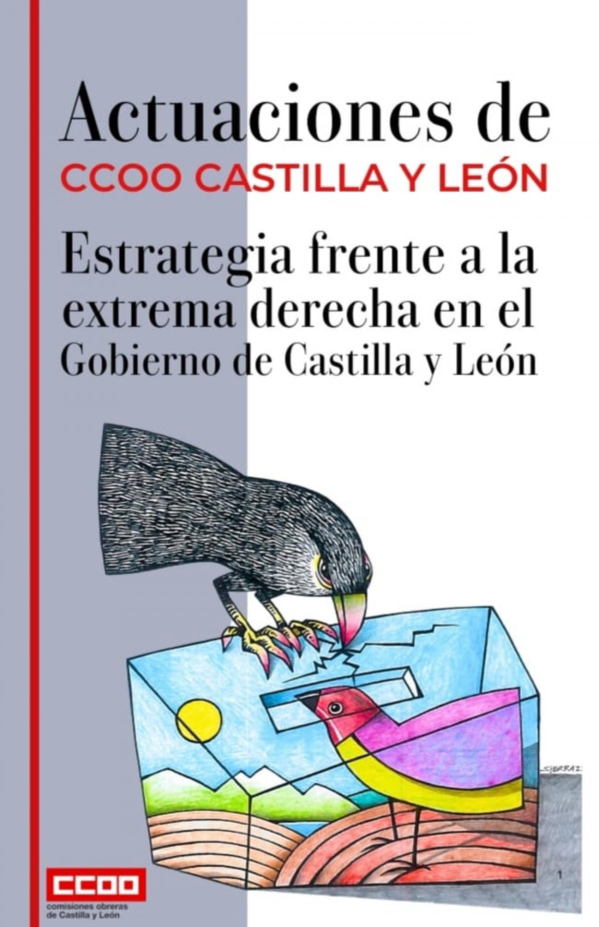 Portada del informe de Actuaciones de CCOO CyL