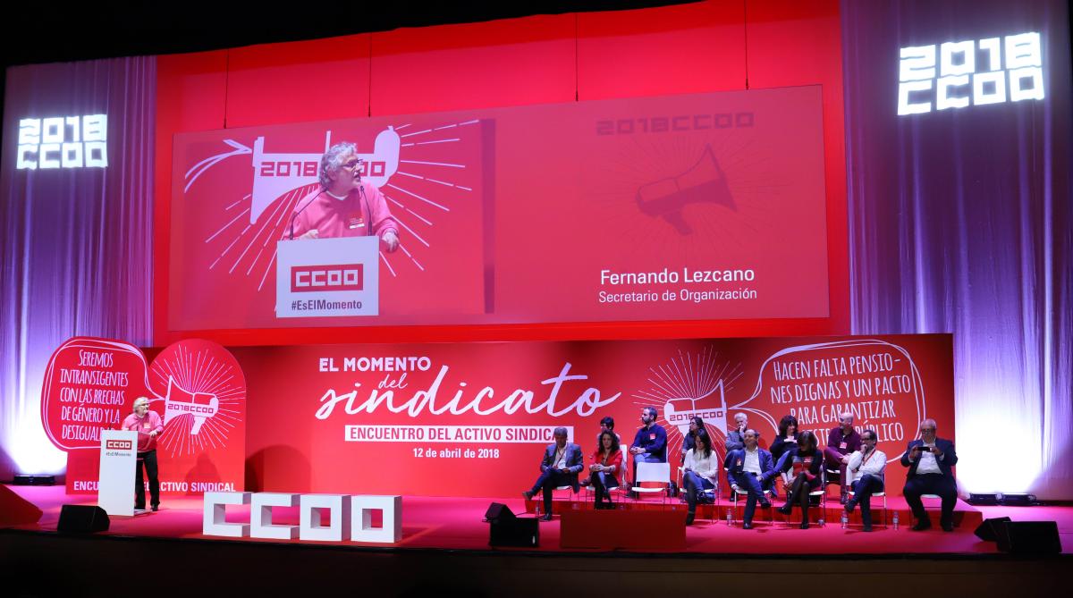 Fernando Lezcano presenta la campaa de elecciones sindicales