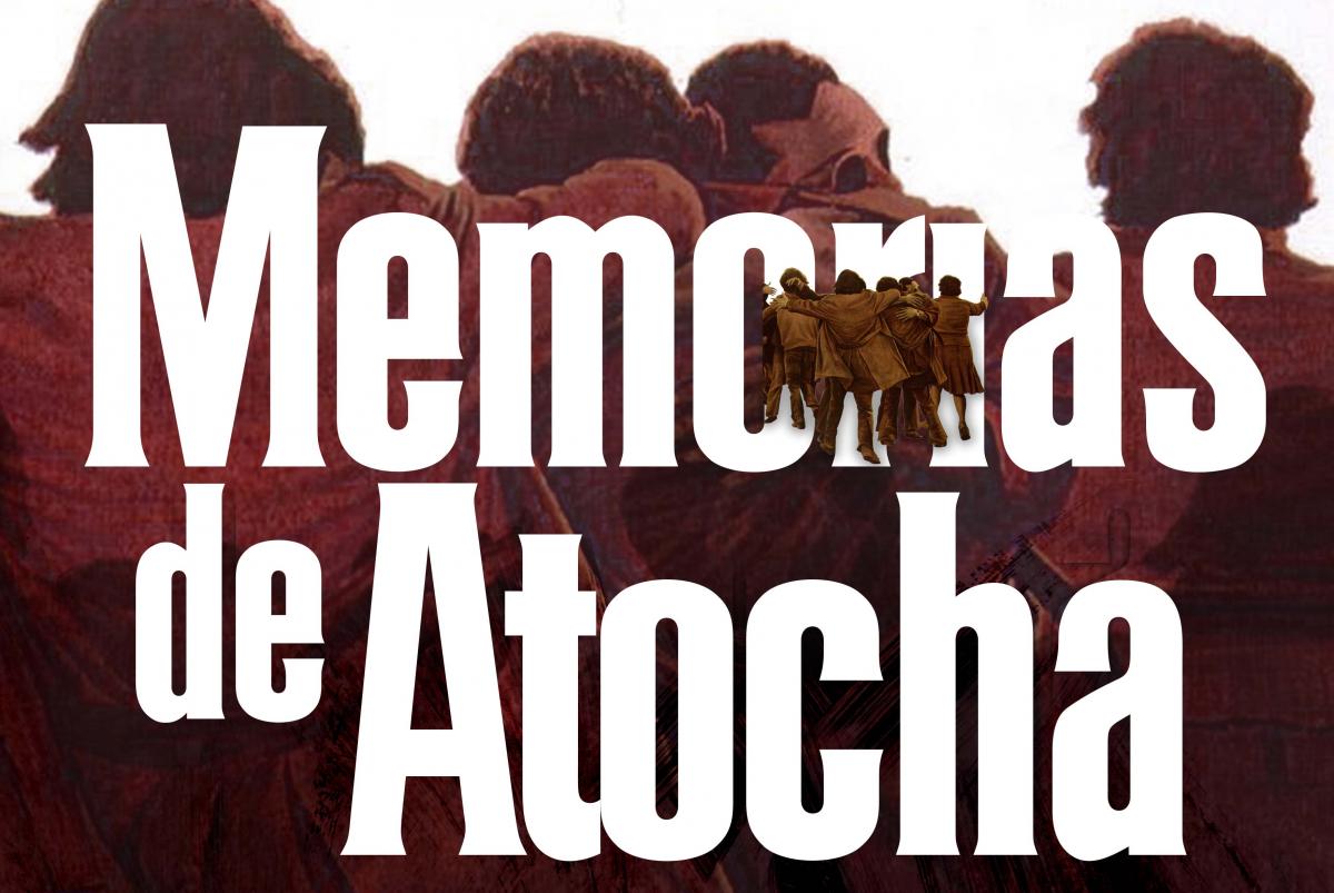 Detalle cartel Memorias de Atocha.